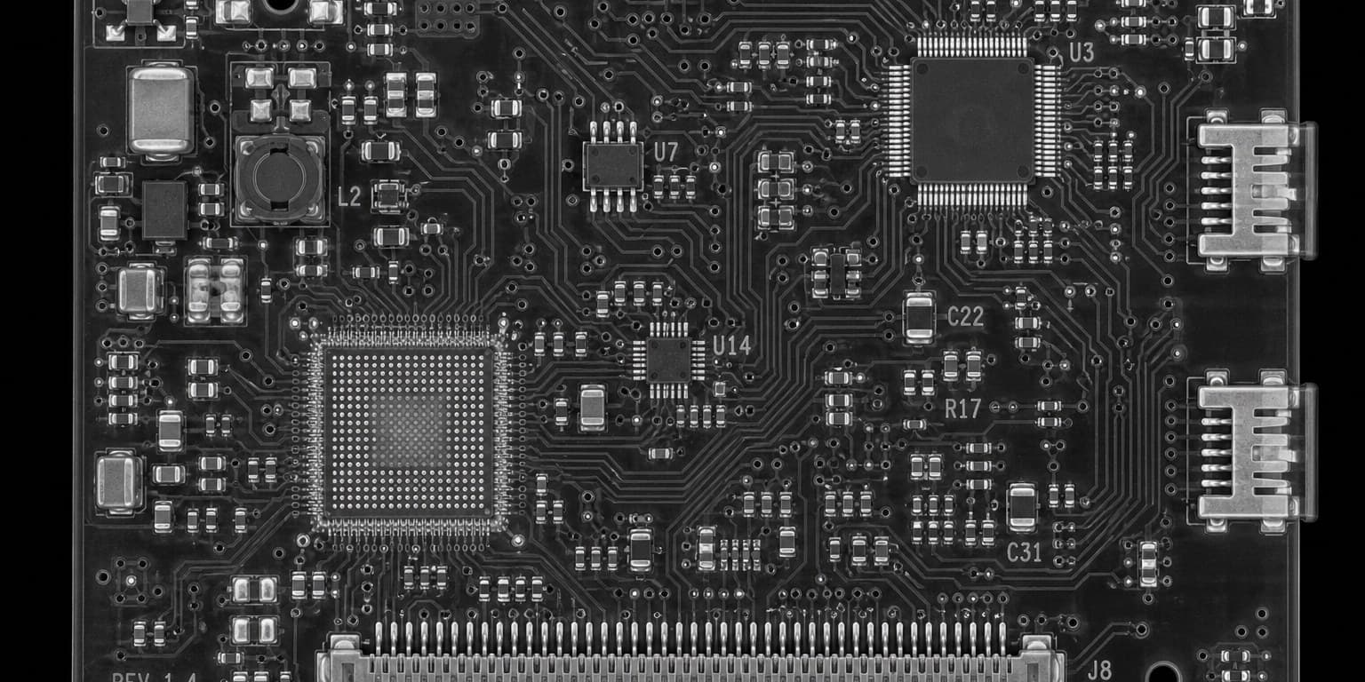 AI-generated footprint overlay on the component